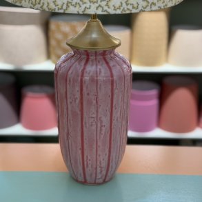 Bordlampe, Rose m striber