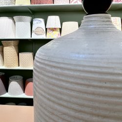 Bordlampe, vintage, keramik