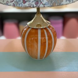 Bordlampe, Orange striber