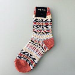 Sokker, strik, orange