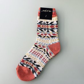 Sokker, strik, orange