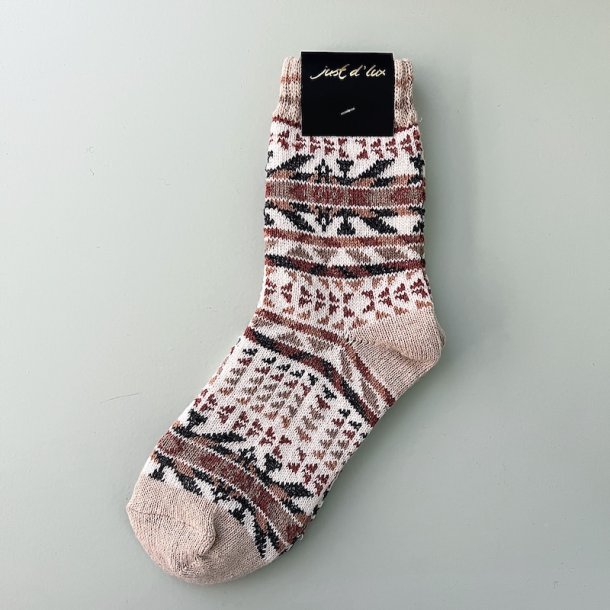 Sokker, strik, beige