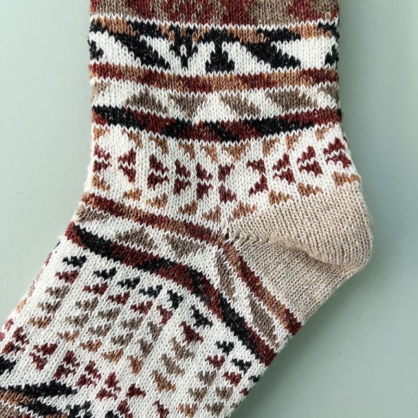 Sokker, strik, beige