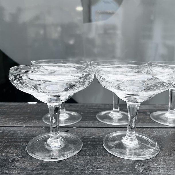 Champagnesk�le, 10 stk, vintage