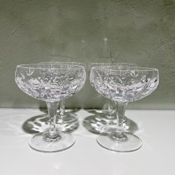 Champagnesk�le, 4 stk, vintage
