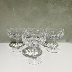 Champagnesk�le, 4 stk, vintage