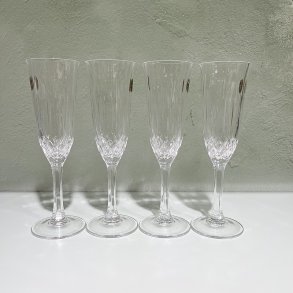Champagnefl�jter, 4 stk, vintage