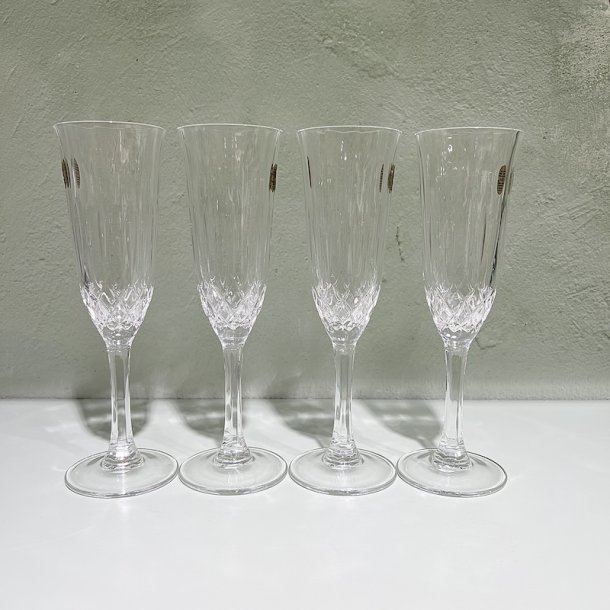 Champagnefl�jter, 4 stk, vintage