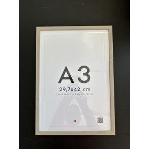 Ramme, Beige, Tr�, A3