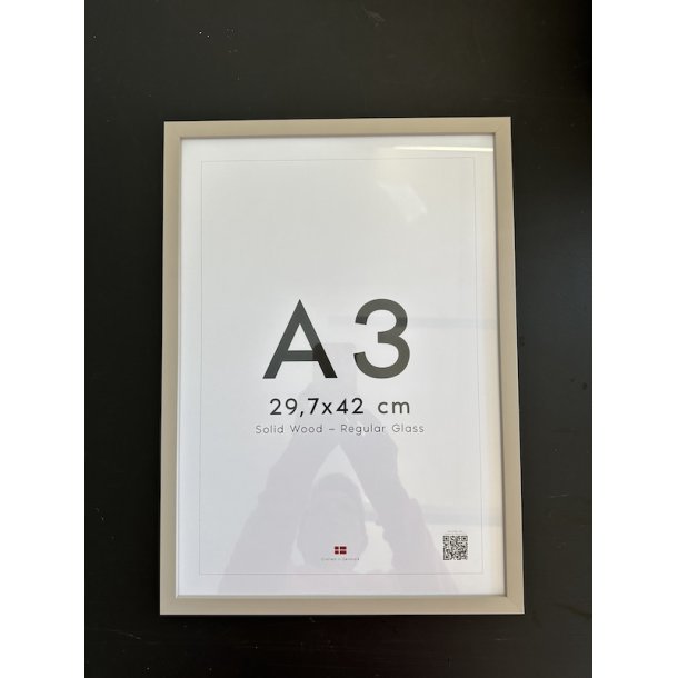 Ramme, Beige, Tr�, A3