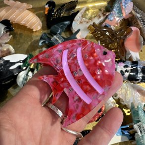 Hrklemme, Fisk, Rd/Pink