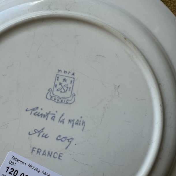 Tallerken, frokost, hane