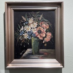 Blomster maleri fra 1914