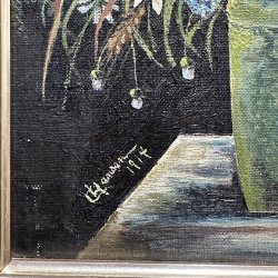 Blomster maleri fra 1914