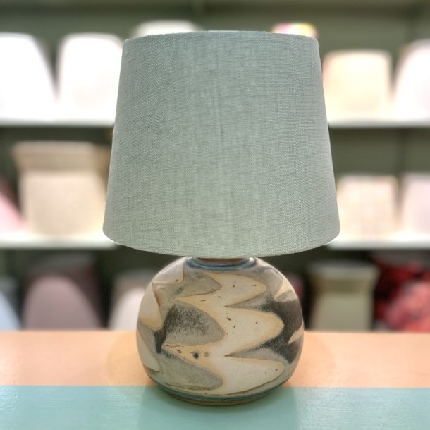 Bordlampe, Lyse glasurer