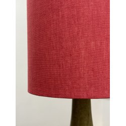 Nr 385 - Hndlavet lampeskrm i Rasberry eksklusiv hr