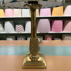 Bordlampe, messing, vintage