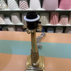 Bordlampe, messing, vintage