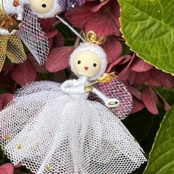 Julefe, 4 farver, tyl