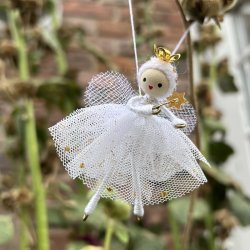 Julefe, 4 farver, tyl