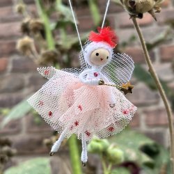 Julefe, 4 farver, tyl