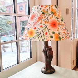 Bordlampe m ugle, Ibsens enke