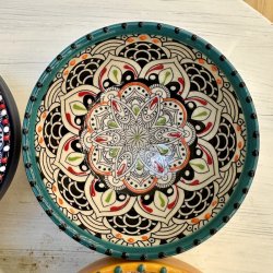 Gazania tapas bowl small, turkis m sort