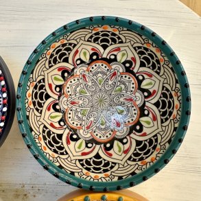 Gazania tapas bowl small, turkis m sort