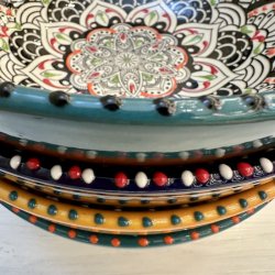 Gazania bowl large, turkis