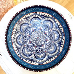 Gazania low bowl large, bl�