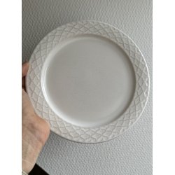 Cordial Palet, frokosttallerken, hvid