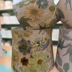 Ecoprint, 2 str, Woodrose m blomster