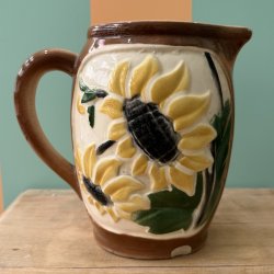 Kande, vintage, Solsikker