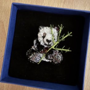 Happy Panda, broche