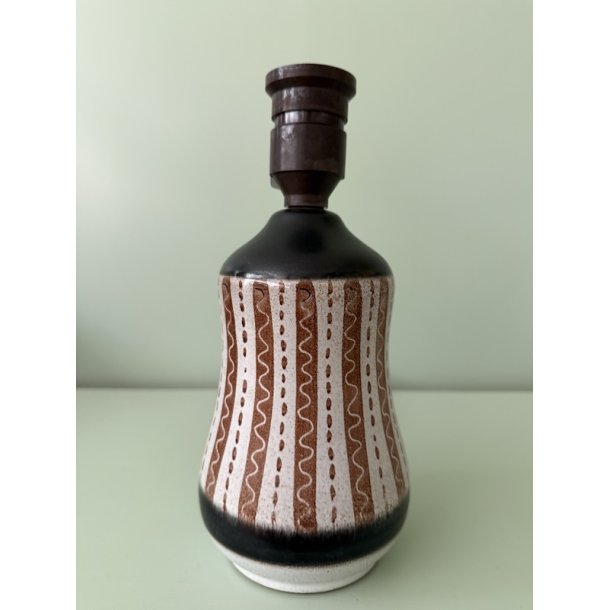 Bordlampe, stribet m�nster