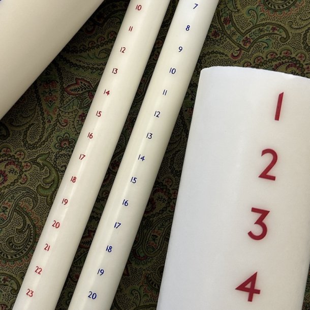 Kalender- og Adventslys, benlys