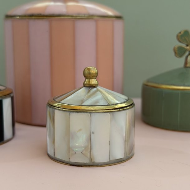 Cirkus box, lille, Perly white