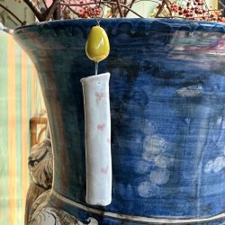 Keramik julelys oph�ng