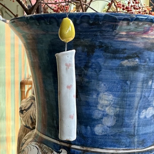 Keramik julelys oph�ng