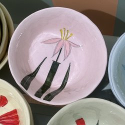 Lyserd skl, lyserd blomst