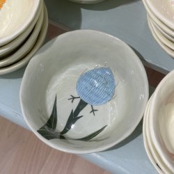 Lysegrn skl, bl lukket blomst