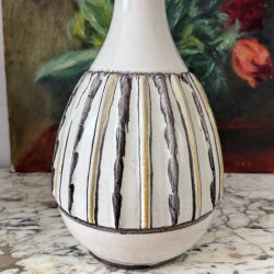 Bordlampe, beige (gul/brun)