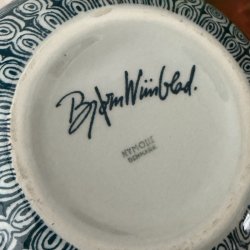 Bj�rn Wiinblad lampe, Gr�n