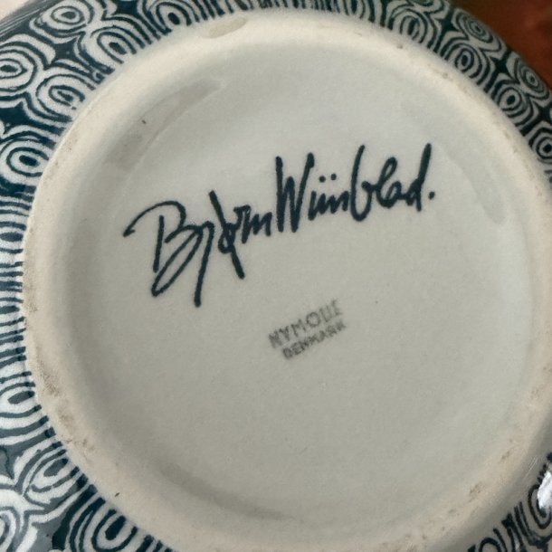 Bj�rn Wiinblad lampe, Gr�n