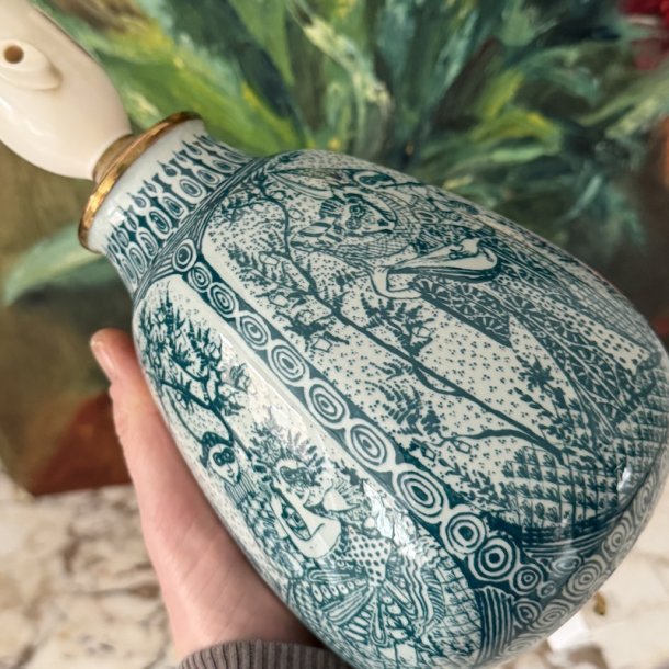 Bj�rn Wiinblad lampe, Gr�n