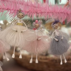 Julefe, 3 farver, garnskrt