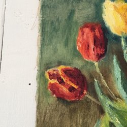 Maleri, Tulipaner u ramme