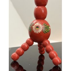 Trearmet lysestage, tr, rd