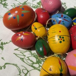 P�ske�g, vintage, 16 stk, mix