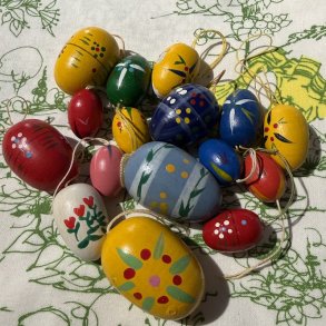 P�ske�g, vintage, 16 stk, mix